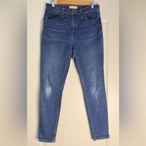 Madewell Blue Roadtripper Skinny Jeans Cotton Denim, Size 29